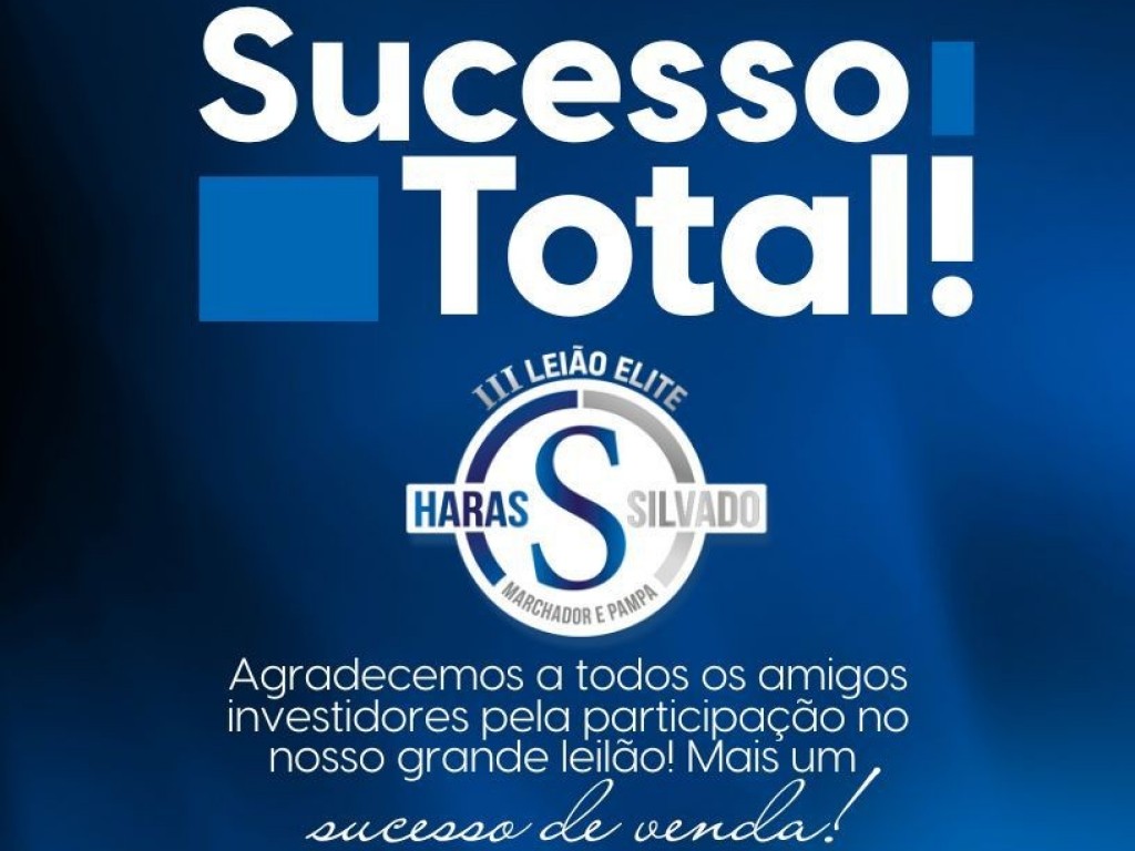 Foto: Sucesso Total - Leilão Haras Silvado