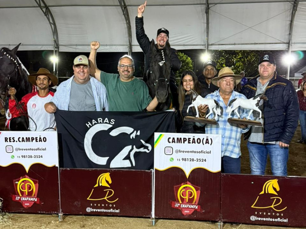 Foto: Campeão dos Campeões e Grande Campeão Nacional ENAPAMPA 2025